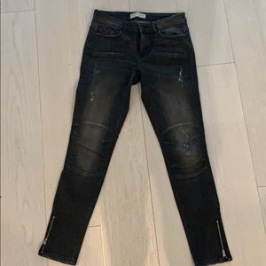 Zara black denim jeans - size 6